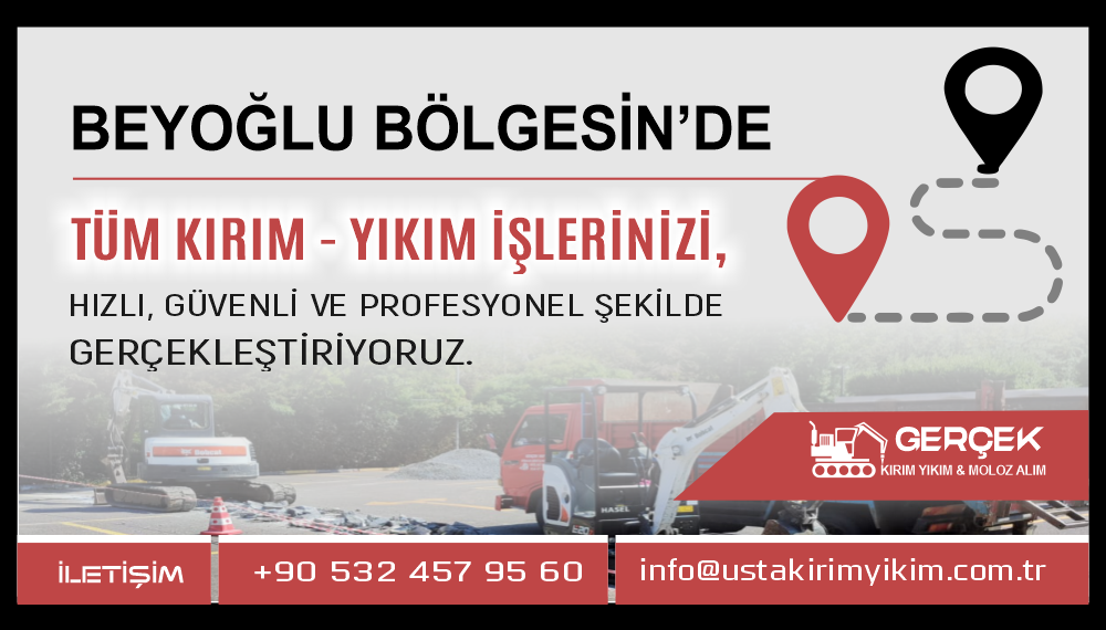 Beyoğlu Kırım Yıkım ve Hafriyat Hizmetleri | Usta Kırım Yıkım