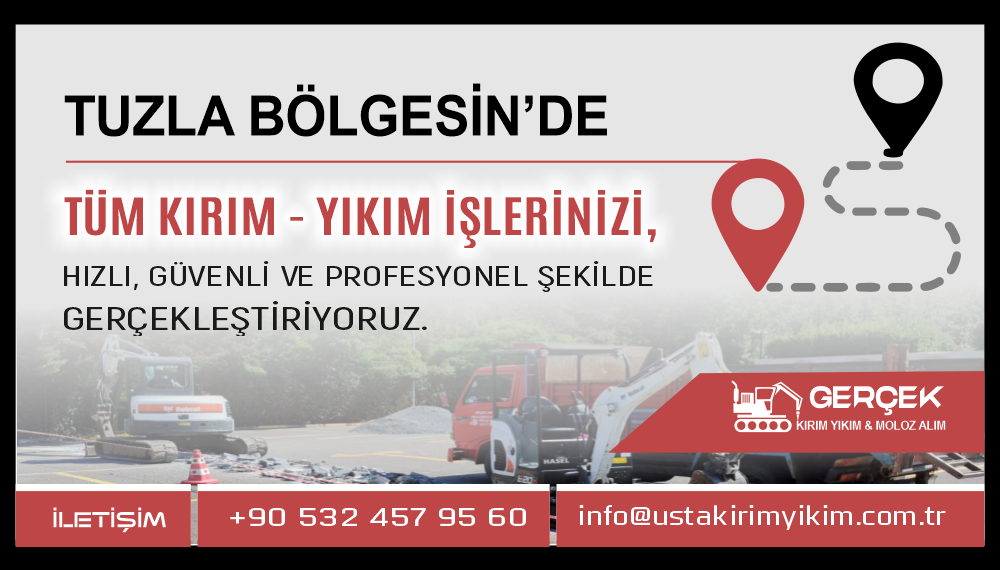 Tuzla Kırım Yıkım ve Hafriyat Hizmetleri | Usta Kırım Yıkım